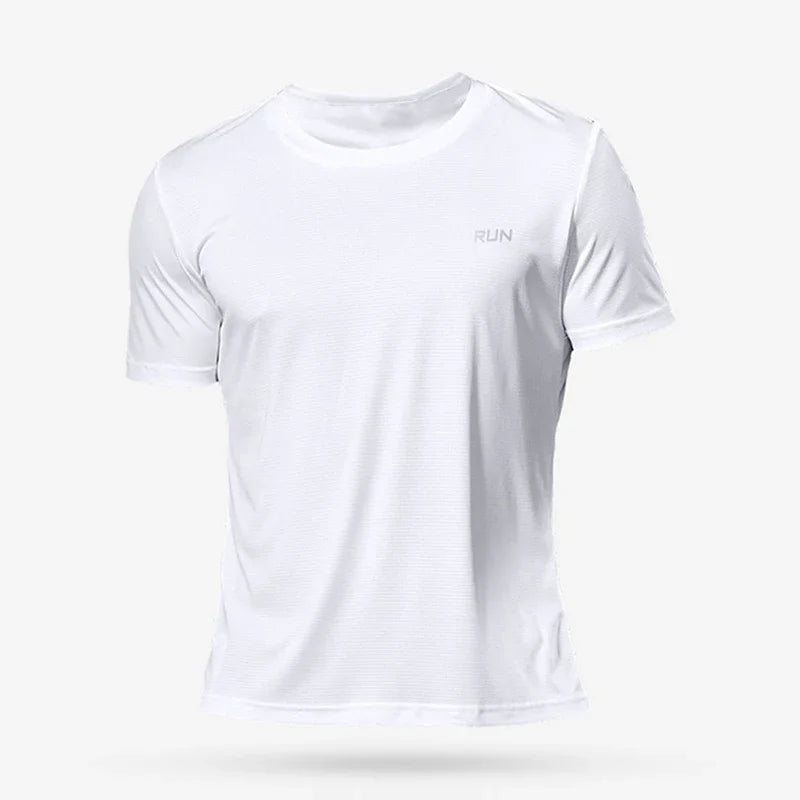 Summer Mens Quick Dry Running Bodybuilding Shirts Sport Gym t Shirt Men Short Sleeve Fitness Tops Oversized t-Shirt Jersey